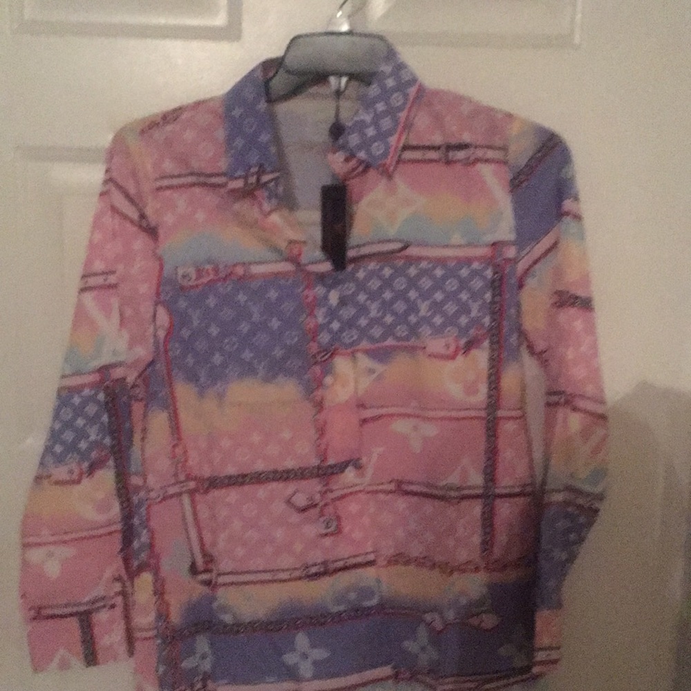 Long sleeve fancy blouse